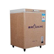 SLBD-100 Top Folding Door Ice Cream Commercial Freezer Beer Soda Beverages Cooler Refrigerator Compact Apartment... N2