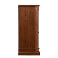 Brown Oak Finish Wildon Home Remote Control Delaney Infrared Electric Fireplace Media Console For TV's Up To 45"