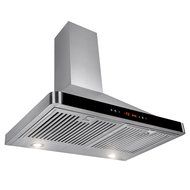 AKDY 30" Stainless Steel Wall Mount LED Touch Control Range Hood AZ-63175D-BK