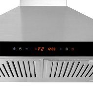 AKDY 30" Stainless Steel Wall Mount LED Touch Control Range Hood AZ-63175D-BK N2