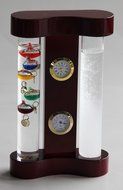 Lily's Home Galileo Weather Station with Galileo Thermometer, Admiral Fitzroy Storm Glass, a Precision Quartz...