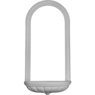 Ekena Millwork NCH24X49RE 24 3/8-Inch x 49 3/4-Inch x 9-Inch Reece Wall Niche, Surface Mount by Ekena Millwork