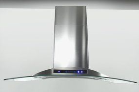 AKDY New 30" European Style Wall Mount Stainless Steel Range Hood Vent Touch Control AZ-198KN 30"