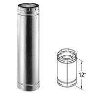 Chimney 69511 5 in. x 8 in. DirectVent Pro 12 in. Galvanized Length