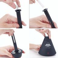 QH 160ml Volcano USB Mini Humidifier LED Lights Diffuser for Baby and Car N7