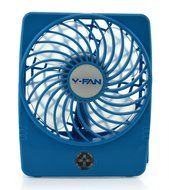 Niceshop&reg; Mini Handheld Square Electrical Portable Rechargeable Fan 3 Speeds Desktop Clip-on Fan Summer Cooler... N15