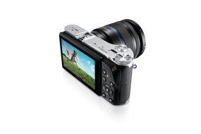 Samsung NX300 20.3MP CMOS Smart WiFi Mirrorless Digital Camera with 18-55mm Lens and 3.3" AMOLED Touch Screen... N5