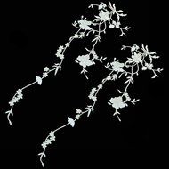 1 Pcs Cheongsam embroidered patches decorative accessories (Golden)