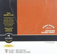 Donut House Chocolate Glazed Donut - 18 ct N3
