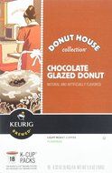 Donut House Chocolate Glazed Donut - 18 ct N4