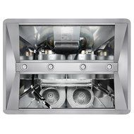 AKDY 48" Touch Control LED Display Removable Baffle Filters Stainless Steel Island Mount Dual Motor Kitchen Fan...