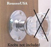 Lot of Three (3) Retor-Fit Rosette Kits. A very affordable way to install Antique Door Knobs for modern pre-drilled... N5
