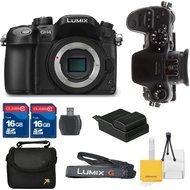 Panasonic Professional DSLR Camera Kit With Panasonic GH4 Body Only + Original Panasonic Accessories + 32GB Memory...