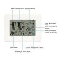 DYKIE RS8725EH2B Wireless Weather forecast Station with Thermometer, hygrometer and Digital Clock, Remote Sensor...
