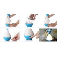 Calunce Cool Air Humidifier, Lightweight Night Lamp,Jade net bottle Shape, Quiet Ultrasonic USB Mist Aromatherapy... N4
