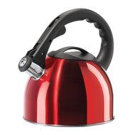 Oggi Stainless Steel Whistling Tea Kettle with Nylon Stay Cool Handle &amp; Trigger Opening Spout, 2.5 L/85 oz, Mirror...