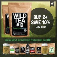 Organic Spearmint Tea, Loose Leaf Herbal Tea, Wild Tea #19 by Wild Foods (8 ounce) N6