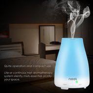 Essential Oil Diffuser 100ml Compact Ultrasonic AromaTherapy Oil Cool Mist Humidifier with Adjustable Mist, Colors... N3