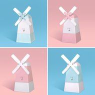 The Dutch Windmills Humidifier Wind and Cool Mist Interaction Making the Summer Cooler (white) N3