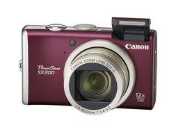 Canon PowerShot SX200IS 12.1 MP Digital Camera with 12x Wide Angle Optical Image Stabilized Zoom and 3.0-inch... N2