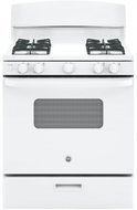 GE JGBS10DEKWW 30" Gas Freestanding Range with 4 Burners, Open Burner, 4.8 cu. ft. Primary Oven Capacity, in White