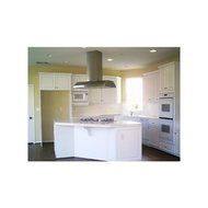 Imperial 36 inch W x 24 inch D Slim Line Island Mount Range Hood, 735 CFM, For Ceilings 7&#039; - 11&#039;, Black or White