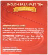 Twinings Decaffeinated English Breakfast Tea, 20 ct N6