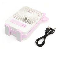 Bobonida Adjustable Desk Personal Fans Table USB Mini Fan USB Powered Cooling Fan (Pink) N11