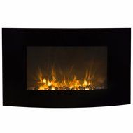 Kissmoji XL Large 35"x22" 1500W Adjustable Heater Electric Wall Mount Fireplace Elegant N2