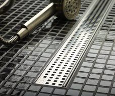 QuARTz by ACO 37243 Opening Square Design Grate, 3-Feet