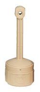 Justrite 26806B Personal Smokers Cease Fire Polyethylene Cigarette Butt Receptacle, 1 Gallon Capacity, 11 OD x...