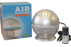 EcoGecko Pure H2O Mini Water Based Air Purifier Revitalizer Air Freshener - Breathe Good Quality Air, Healthier... N2