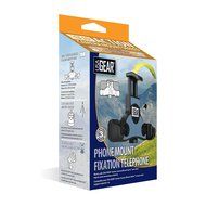 Smartphone Tripod and Action Cam Mount Adapter by USA Gear with Standard Tripod Socket and J-Hook Attachment for...