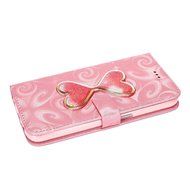 Galaxy S6 Case,Galaxy S6 Wallet Case, PHEZEN Bling Liquid Glitter Love Heart Floating 3D Hourglasses Luxury Pu... N40