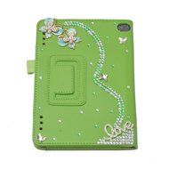 Spritech(TM) Luxury Bling Rhinestone Design Elegant Flower Decor Smart-shell Stand Cover for Amazon Kindle Fire... N26