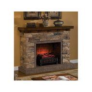 Electric Fireplace Insert Duraflame 20" Freestanding Log Set with Heater, Blower, Remote. Create Ambiance and...
