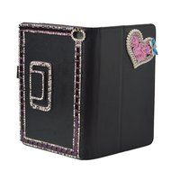 Spritech(TM) Luxury Bling Rhinestone Design Elegant Flower Decor Smart-shell Stand Cover for Amazon Kindle Fire... N28