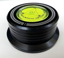3in1 Record Clamp Lp Disc Stabilizer Turntable for Hifi Vibration Balanced (Black)