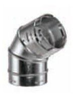 264505 5" x 45/60 Degree Adjustable Elbow B-Vent
