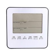 Digital Thermometer Wireless Indoor Outdoor Digital LCD Thermometer Hygrometer Clock Temperature Humidity Measurement... N2