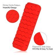 Apple TV (4th Gen) Remote Case - Casebot [Honey Comb Series] Light Weight [Anti Slip] Shock Proof Silicone Cover... N4