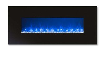 Modern Flames CLX-2 Series Electric Fireplace with Black Stainless Steel Front, 144-Inch N19