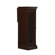 Belvedere Cherry Modern Media Console Fireplace N2