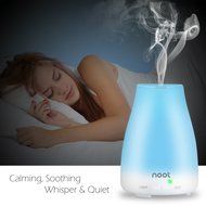 Essential Oil Diffuser 100ml Compact Ultrasonic AromaTherapy Oil Cool Mist Humidifier with Adjustable Mist, Colors... N4