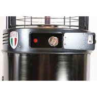 Lava Heat OUTDOOR PATIO Heater with "Easy Start" Pilot Light Ignition, Gun Metal Finish