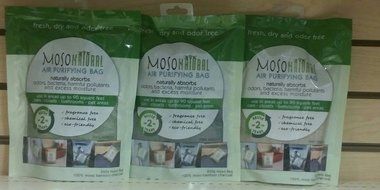 3-PACK 200 gram MOSO Natural Air Purifying bags Multi-Color bags