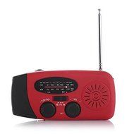 Paddsun US Ship Emergency Solar Hand Crank Dynamo AM/FM/WB Weather Radio LED Flashlight Charger