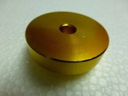 Technics SL 1200 Gold Dome 45 RPM Record Turntable Adapter for 7" Vinyl by ZXPC N2