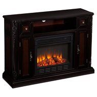 Southern Enterprises Ebony Electric Fireplace Media Console N2