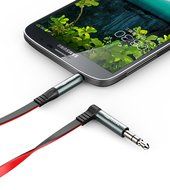 Idmix&reg; 3.5mm Aux to Aux Cable - Gold Plated Auxiliary Cable, 5.25Ft Male to Male Aux Cable for iPhone, Samsung...